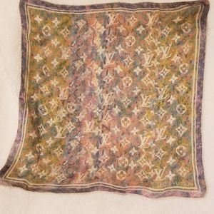 Louis Vuitton 100% Silk scarf
